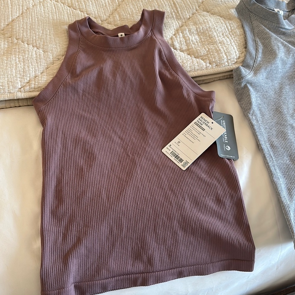 Athleta renew raceback tank